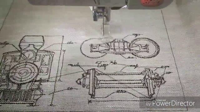 Отшив дизайна от EL. Схема винтажного паровоза смотреть онлайн