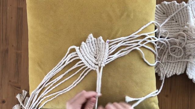 Makrome Çiçek Nasıl Yapılır? / How To Make A Macrame Flower / Makrome Çiçek Yapımı