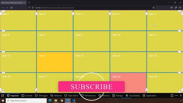 HTML-CSS Tutorial Lesson 78: Changing Grid Line Names - Grid #18 смотреть онлайн