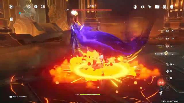 Genshin childe boss not so easy lmao смотреть онлайн
