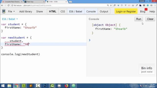 [#7] - Correct Way of Modify Object in Javascript Immutability in Objects in Hindi / Urdu ⚛ смотреть онлайн