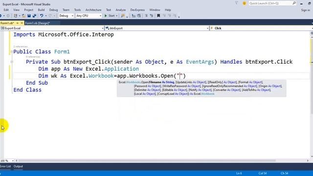 Export Data into Excel in VB.net (Day 2) смотреть онлайн