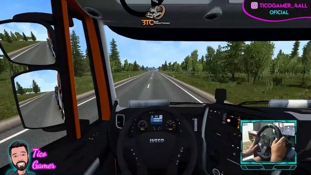 ETS 2 - PROMODS - Comboio BTC 20/03/2022 - Volante Logitech G920 смотреть онлайн