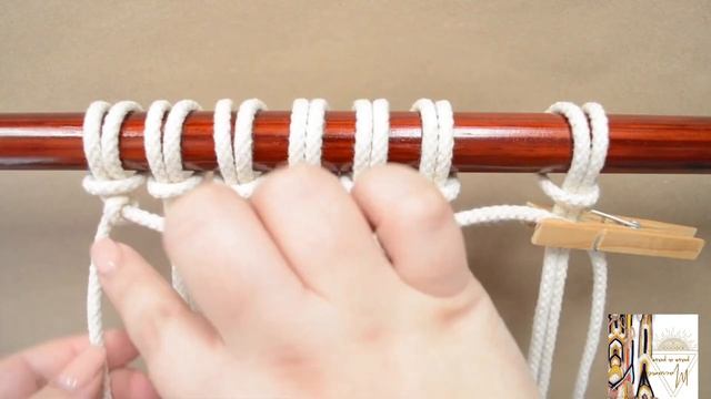 COMO hacer el NUDOS de estos DISEÑOS en MACRAMÉ PASO A PASO/ NUDO FESTÓN. смотреть онлайн