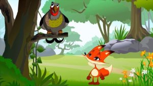 Сказка Лиса и тетерев.