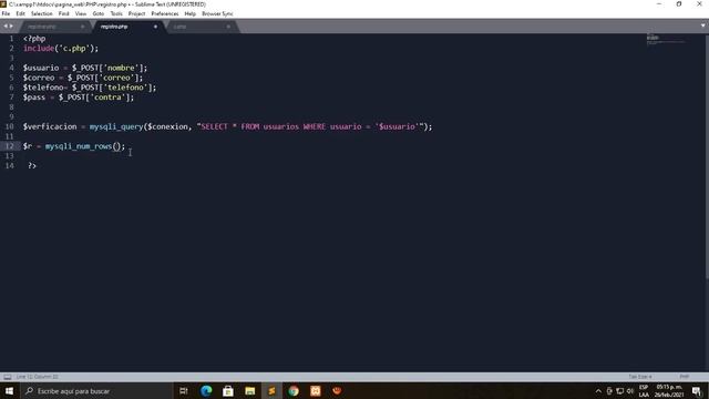 Registro de usuarios con base de datos MySQL y PHP #1 смотреть онлайн