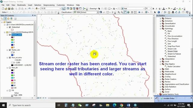 River Stream Order Map in ArcGIS | ArcGIS Tutorial 28 смотреть онлайн