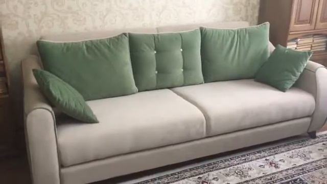 Отзыв клиента мебельного салона EuroMebel о товаре: Диван прямой раскладной Френсис, (Россия) смотреть онлайн