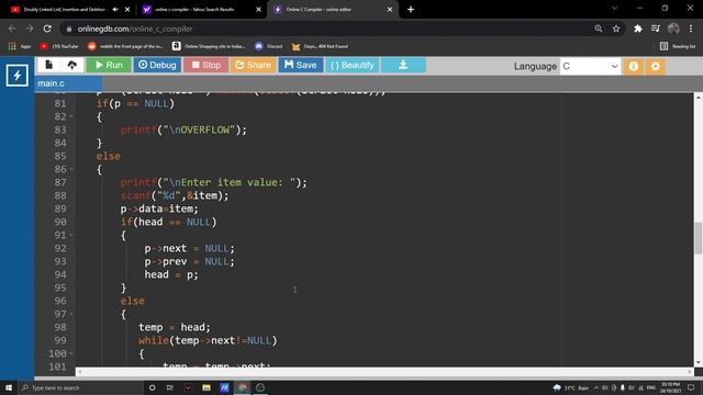 double linked list смотреть онлайн