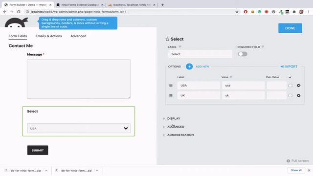 Ninja Forms External Database (MySQL) Develop CRM [Download Plugin] смотреть онлайн