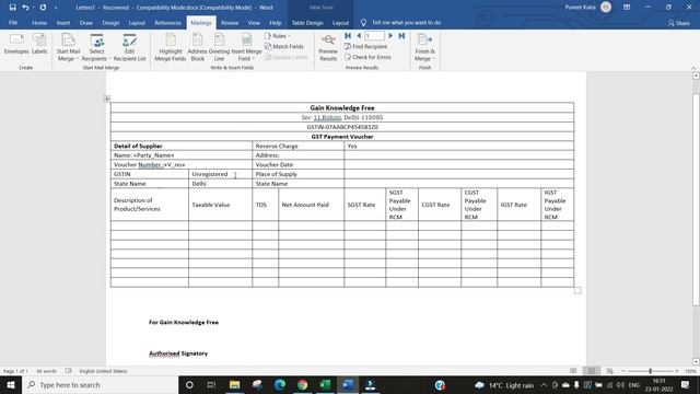 Save Time in Mail Merge| Make 100 Invoices or Letters in 5 Min смотреть онлайн