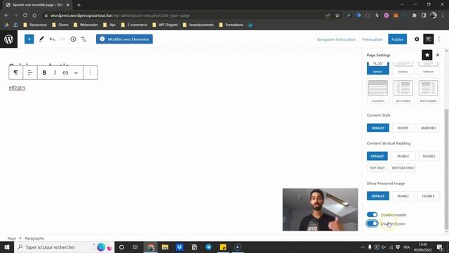 Créer une LANDING PAGE sur WordPress (pas de header ni footer) смотреть онлайн