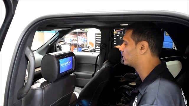 Ford Escape 2015 Headrest DVD system смотреть онлайн