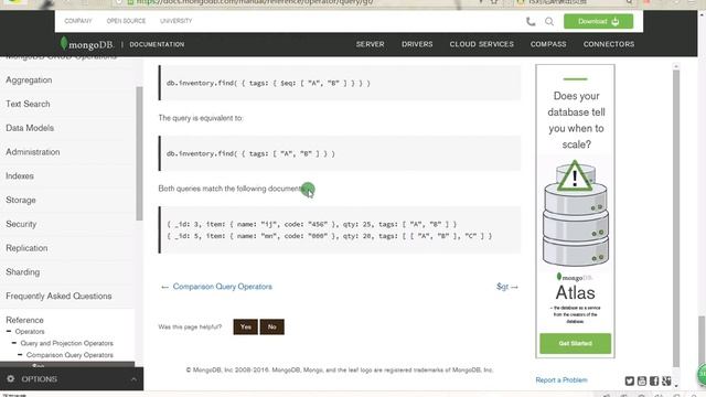 07 mongodb之比较运算符详解$eq,$gt,$lt,$ne,$in,$nin 转 смотреть онлайн