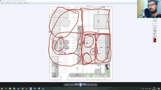 Свободная планировка | 58 м2. | круговая планировка | планируем помещения.