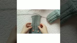 #мужские_носки Мужские носки на двух спицах (р.42-44) без шва по подошве.