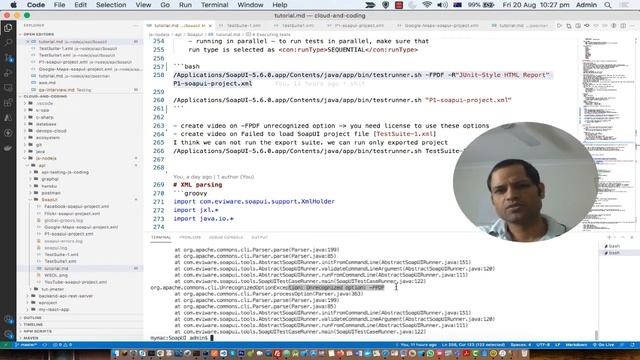 SoapUI - FPDF UnrecognizedOptionException | XLS, HTML, RTF, CSV, TXT and XML report format смотреть онлайн