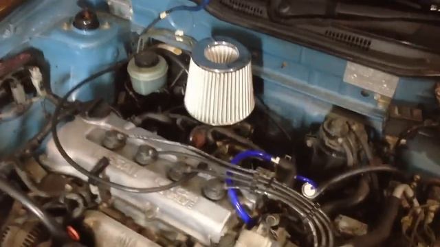 Nissan K11 Micra, Pod filter on throttle body. смотреть онлайн