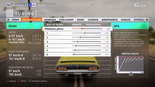Forza Horizon 3 Tuning 1973 Ford XB Falcon GT смотреть онлайн