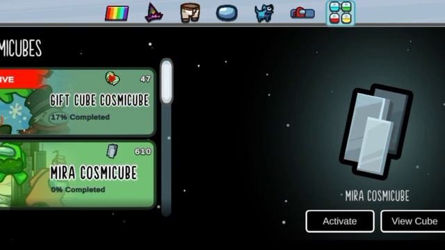 Among us opening new Cosmicube - skins,hat,s, pet,s,visor, nameplate... смотреть онлайн