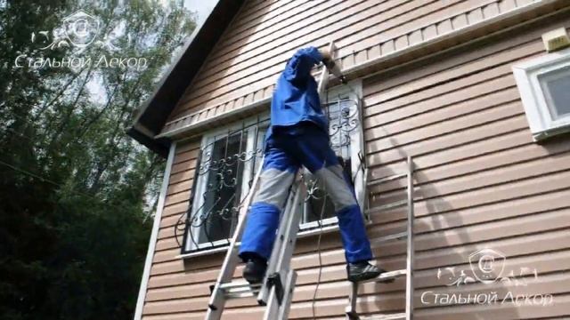 решетки на окна РК-117 ООО "Стальной Декор" смотреть онлайн