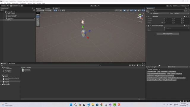 Move Entity With Input System Using Unity ECS (DOTS) смотреть онлайн