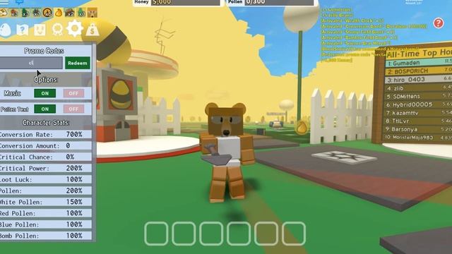 ВСЕ КОДЫ В СИМУЛЯТОРЕ ПЧЕЛОВОДА РОБЛОКС 2019 | НА СИМУЛЯТОР ПЧЕЛОВОД КОДЫ НОВЫЕ В РОБЛОКСЕ смотреть онлайн