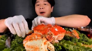 GIANT KING CRAB? 킹크랩 먹방 EATING SHOW *MOST DELICIOUS SEAFOOD MUKBANG! タラバガニ キンクレプ ปูยักษ์