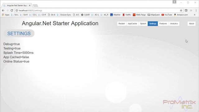Demo of Features for the Angular.Net Starter App смотреть онлайн