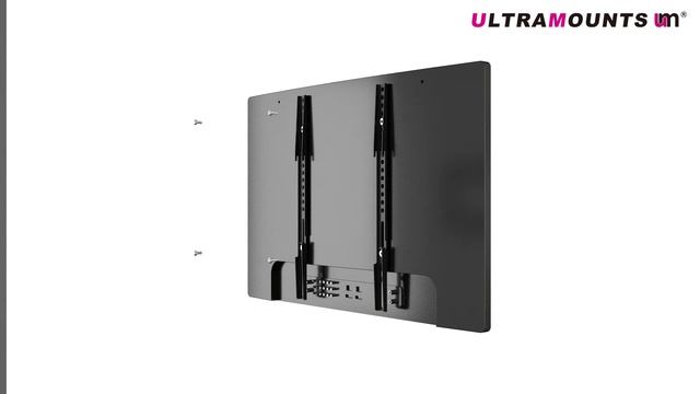 UltraMounts UM812F. Установка телевизора на стену с помощью фиксированного кронштейна UM812F. смотреть онлайн