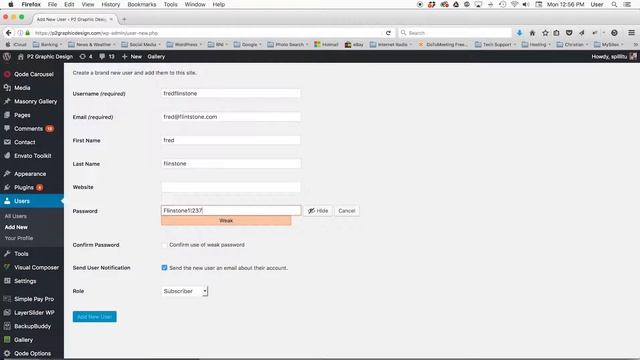 Add New User to WordPress смотреть онлайн
