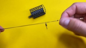 Монтаж фидерной оснастки которая ловит всю мирную рыбу. Фидерная оснастка симметричная петля