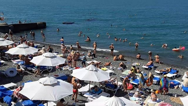 Адлер сейчас, отдых на Черном море смотреть онлайн