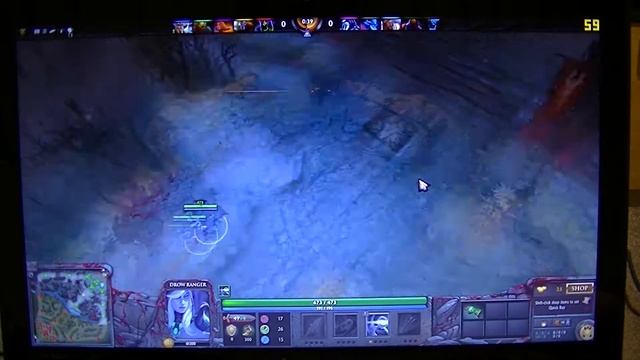 Dota 2 on a budget gaming laptop nvidia gt 710m + core i7 3537U fps test смотреть онлайн