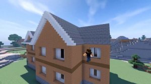 БОЛЬШОЙ КРАСИВЫЙ ОСОБНЯК в Майнкрафт - Как построить дом Minecraft