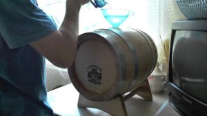 Обзор и подготовка дубовой бочки 10л часть 1я