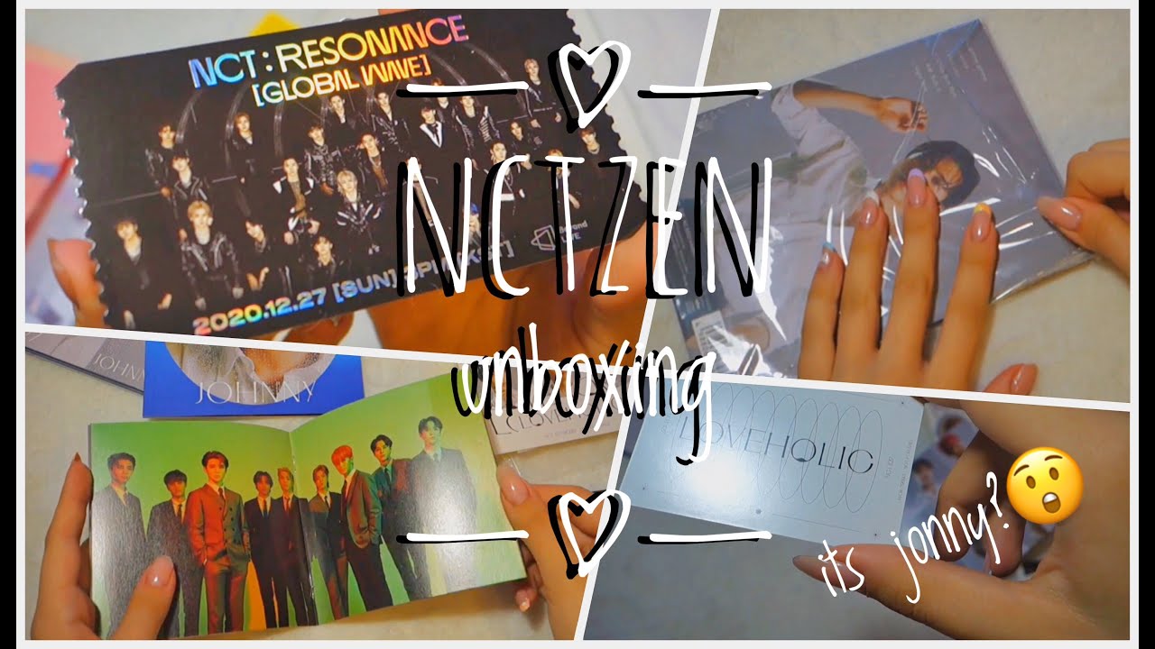 Распаковка японского альбома мужской Kpop группы NCT127 - LOVEHOLIC JOHNNY Ver + AR-ticket NCT2020