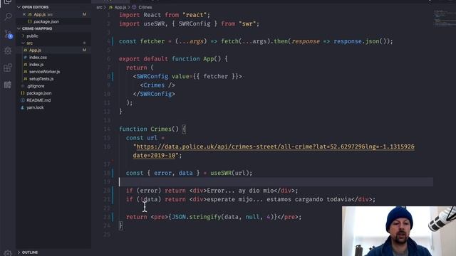 SWR - Cargando Datos en React usando Hooks смотреть онлайн