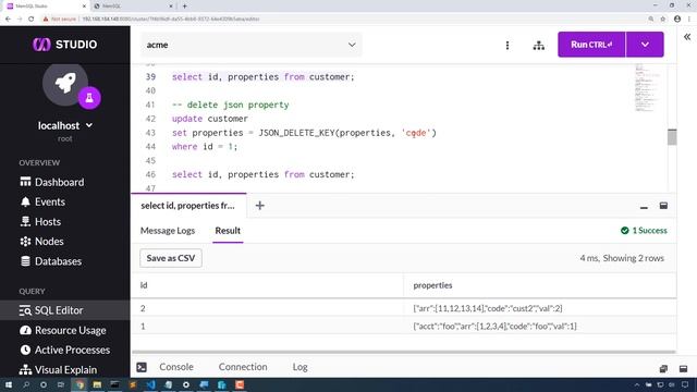 Getting Started with JSON in SingleStore смотреть онлайн