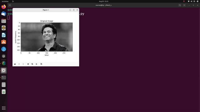 Python with histogram of image using matplotlib смотреть онлайн