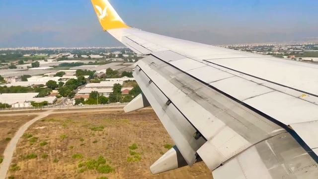 Посадка в аэропорту Анталии. Анталия 2022. Авиакомпания Pegasus смотреть онлайн