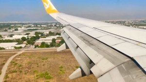 Посадка в аэропорту Анталии. Анталия 2022. Авиакомпания Pegasus