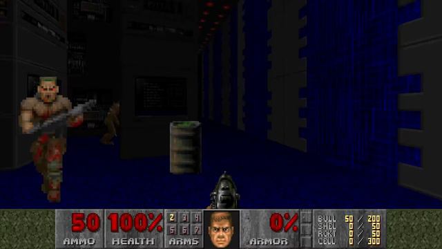 DOOM - E1M4 Command Control - Speedrun - Quick-exit trick смотреть онлайн