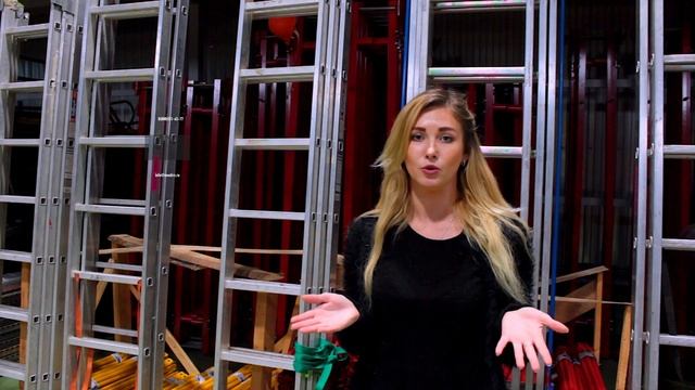 Аренда алюминиевых лестниц в Подольске (двухсекционные и трехсекционные)