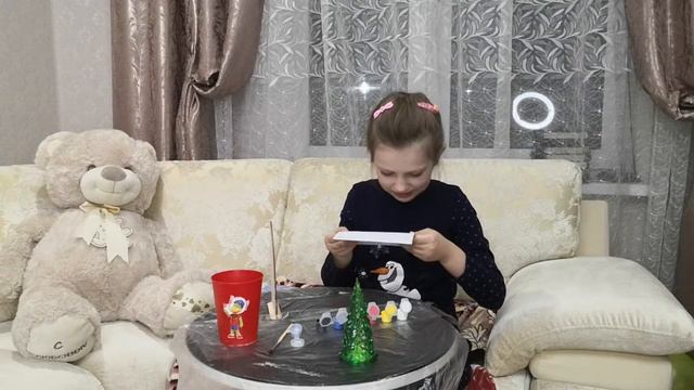 Роспись по дереву "Новогодний сувенир" смотреть онлайн