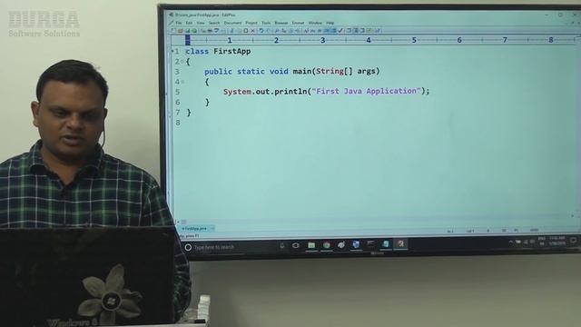 Java Tutorials || Core Java || Steps to Prepare First Java Application Part - 3 by Nagoor Babu смотреть онлайн