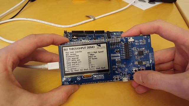 Walkthrough Bluetooth low energy throughput demo смотреть онлайн