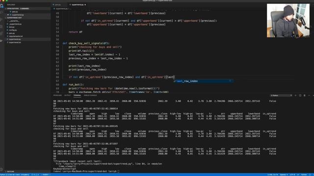 Supertrend 4 - CCXT Crypto Bot - Order Execution with Python смотреть онлайн