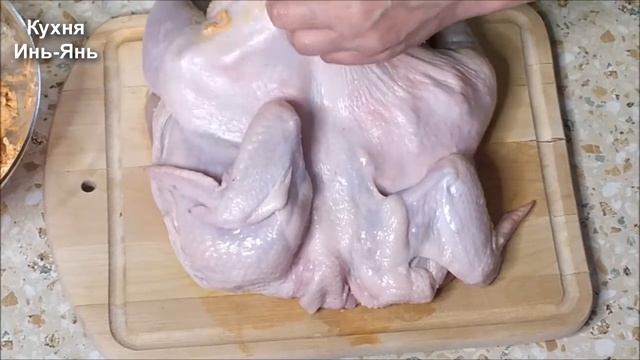 ОРАНЖЕВАЯ КУРОЧКА! Как приготовить курицу в духовке оригинально и вкусно. Сытный ужин. смотреть онлайн